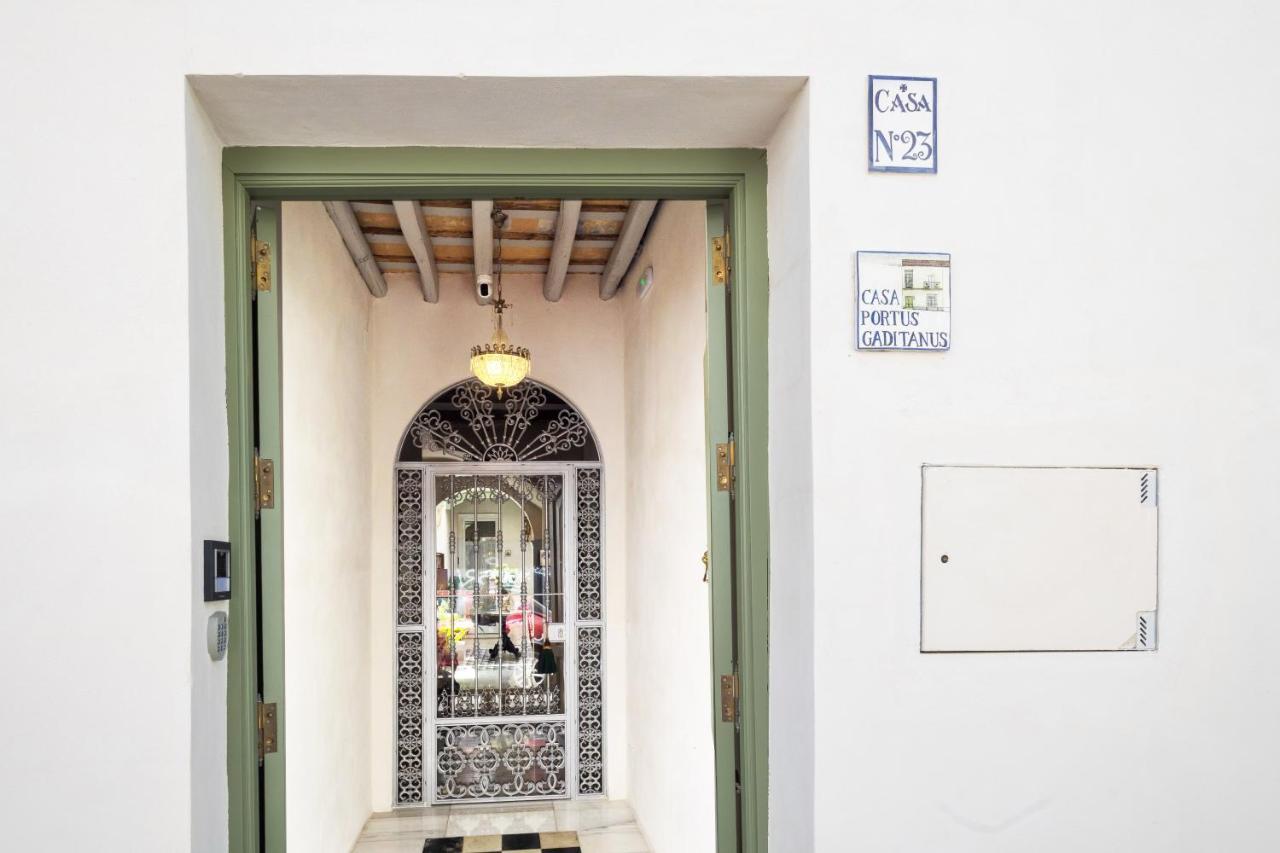 Casa Portus Gaditanus S XVIII Patio Andaluz Ел Пуерто де Санта Мария Стая снимка