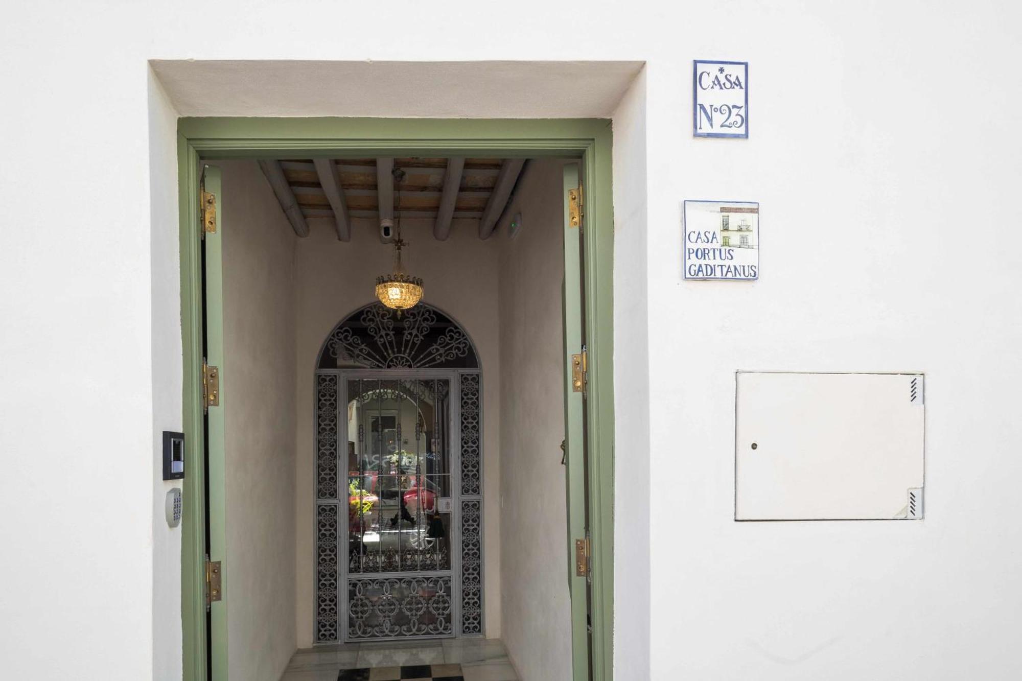 Casa Portus Gaditanus S XVIII Patio Andaluz Ел Пуерто де Санта Мария Стая снимка